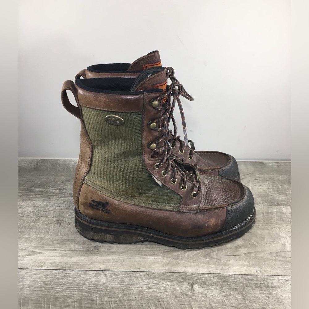 Irish Setter Wingshooter 846 Gore-Tex Insulated Leather Mens Work Boots Size 8